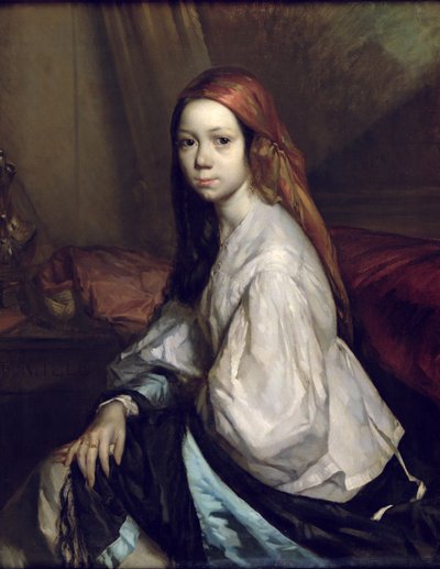 Portrait of Pauline Ono by Jean Francois Millet